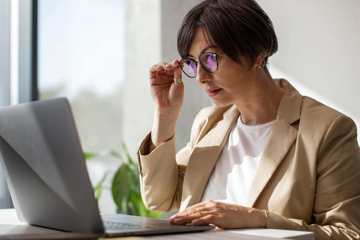 Kancelářské brýlové čočky