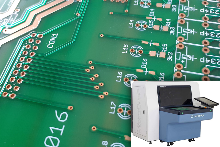 Inkoustový tisk nepájivé masky