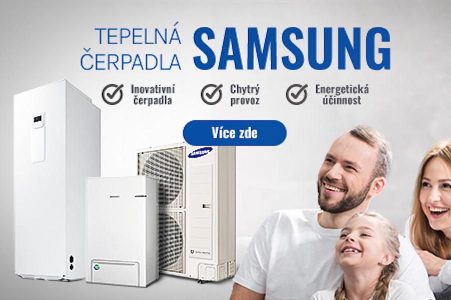 Tepelná čerpadla Samsung