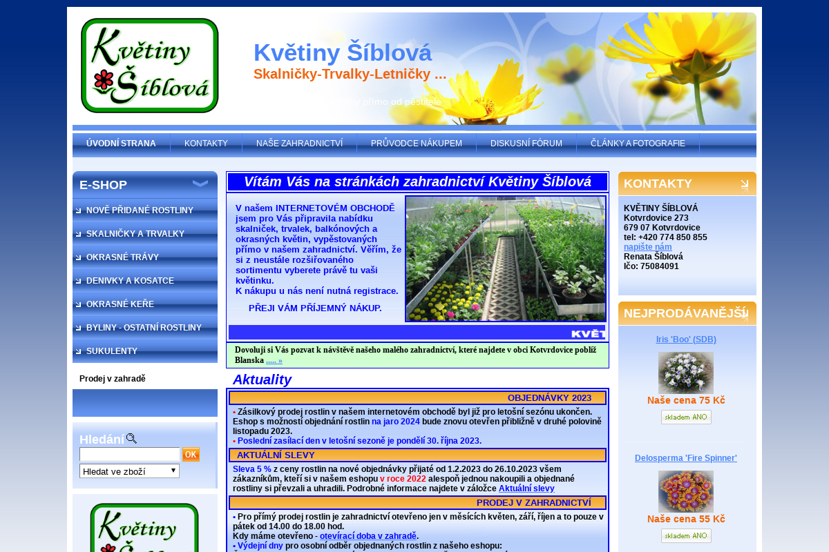 Kvetiny-siblova.cz