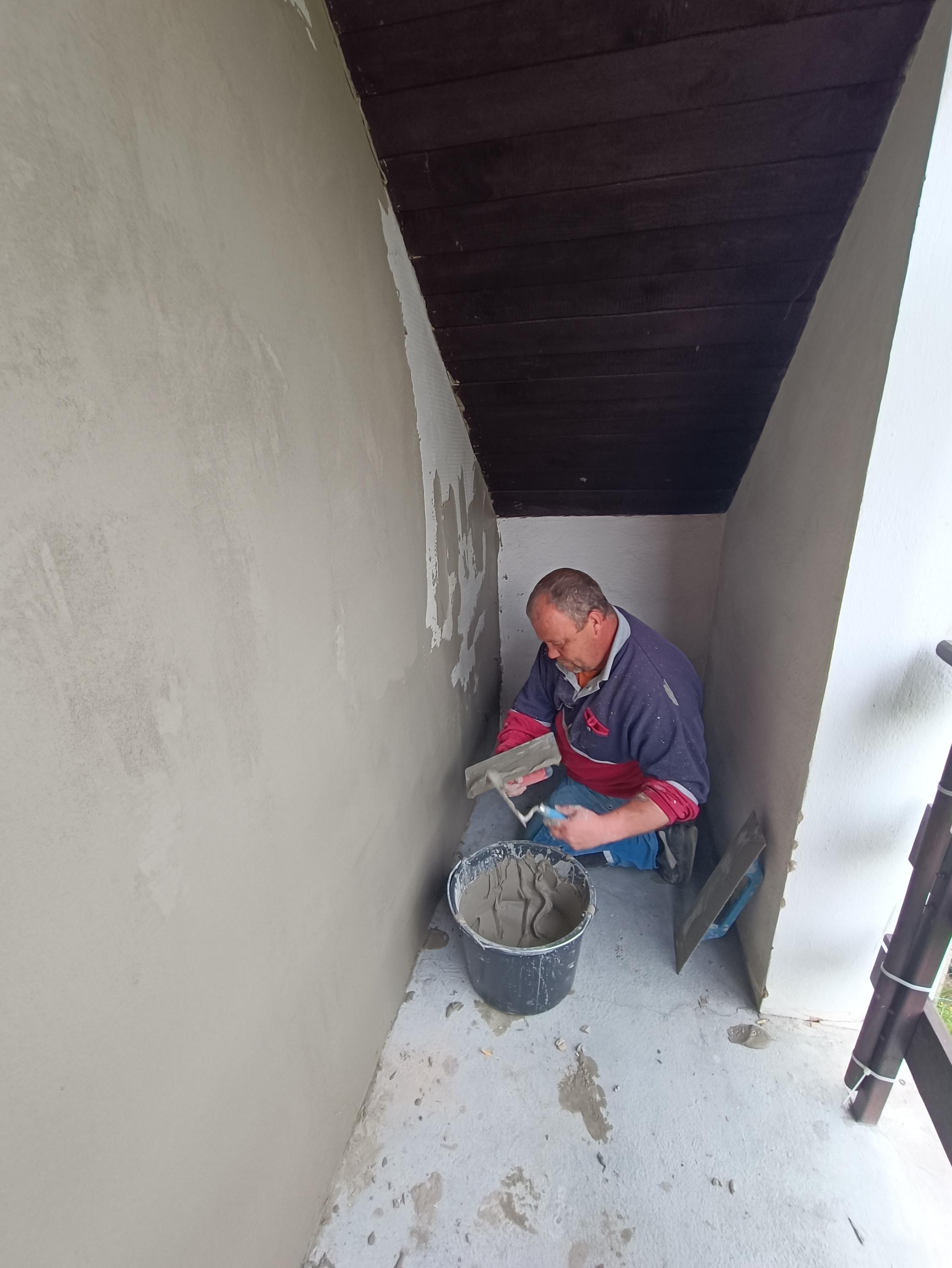 Stavební práce u kostela foto 5