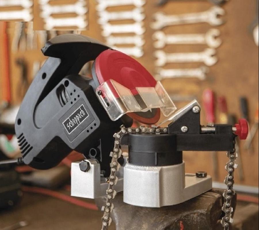 Broušení řetězu řetězových pil