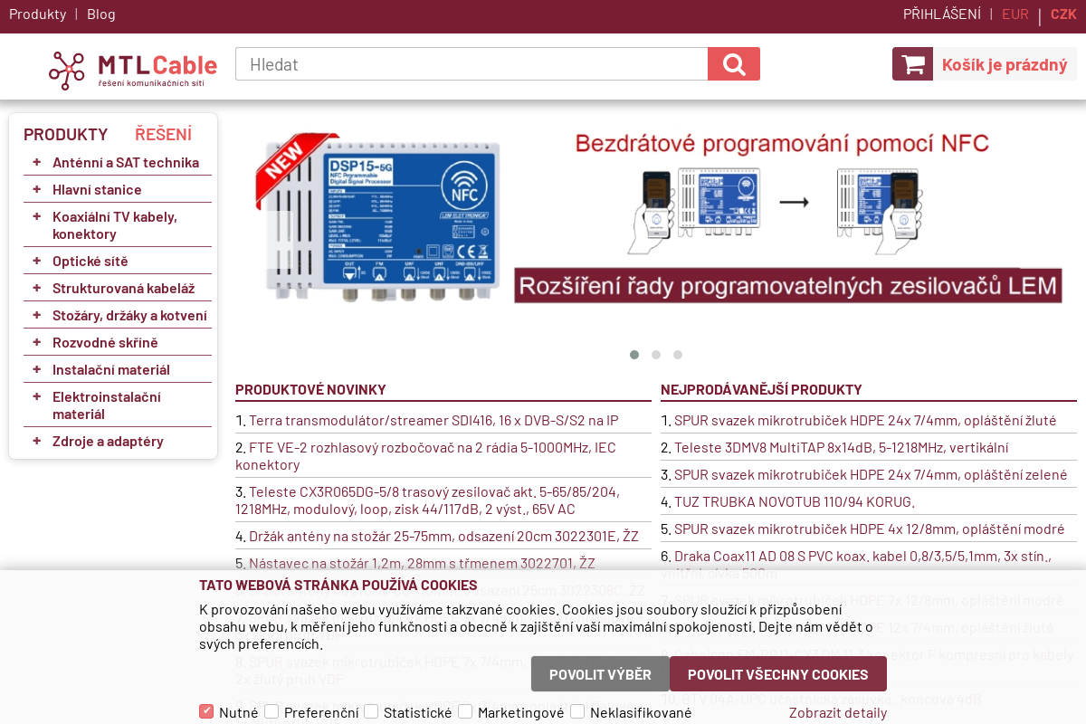 MTL Cable - sklad Praha