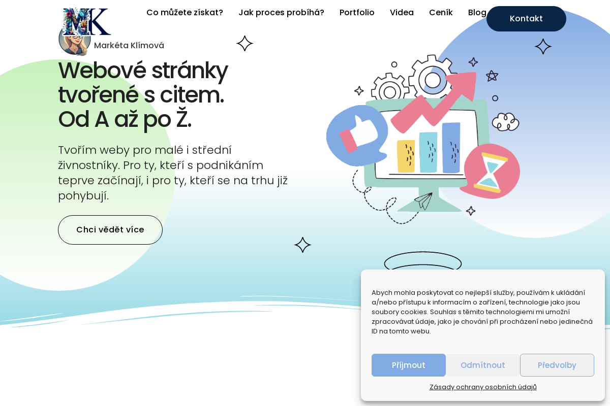 Webdesign a tvorba webů Markéta Klímová