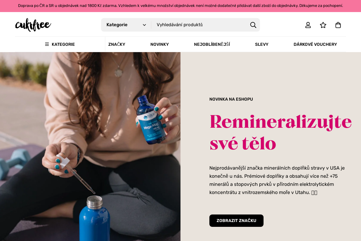 Cukrfree Shop