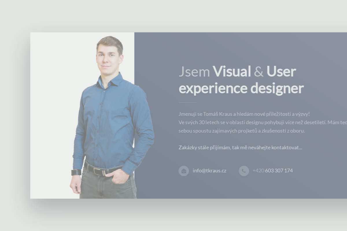 Tomáš Kraus - designer