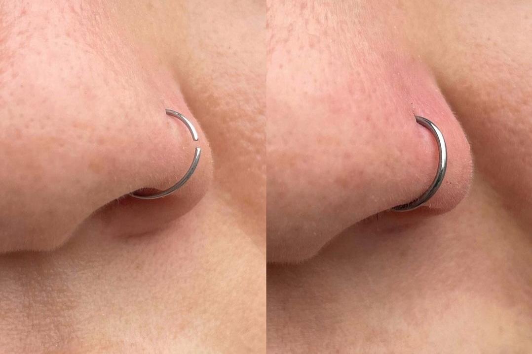 Certifikované titanové piercingové náušnice