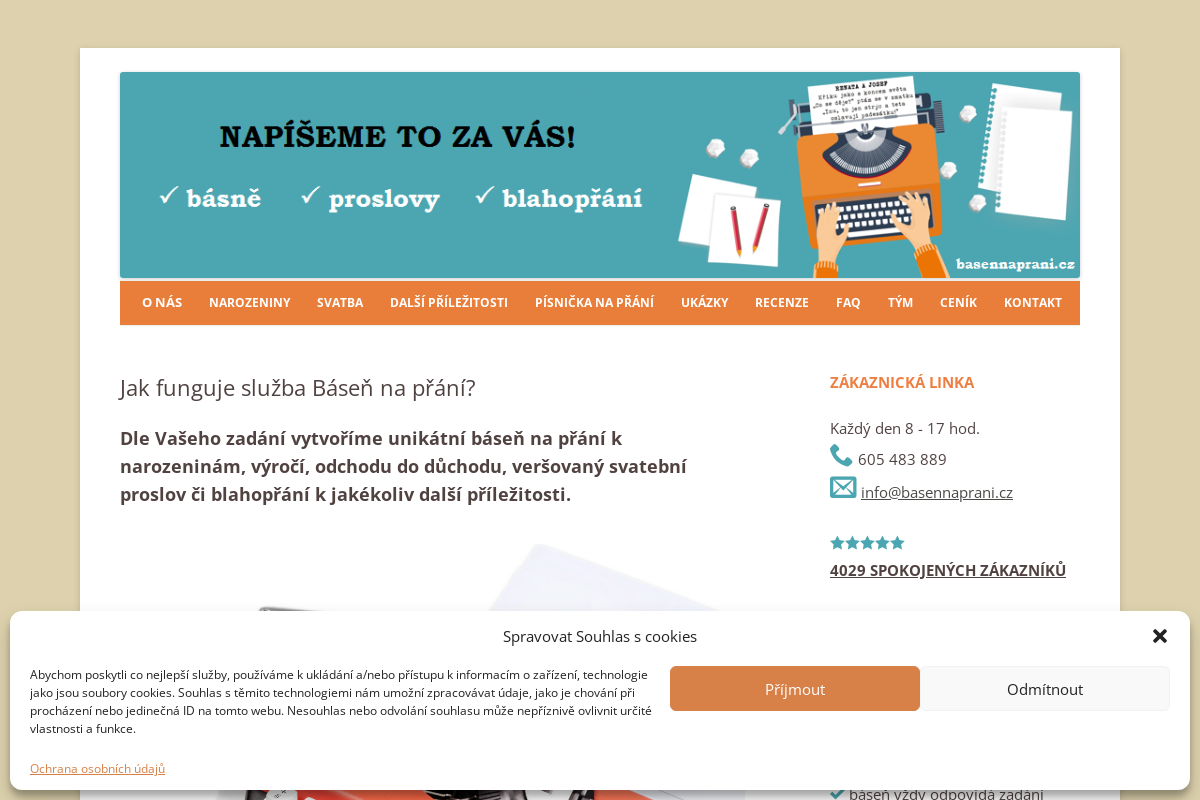 Báseň na přání - Bc. Aleš Misař