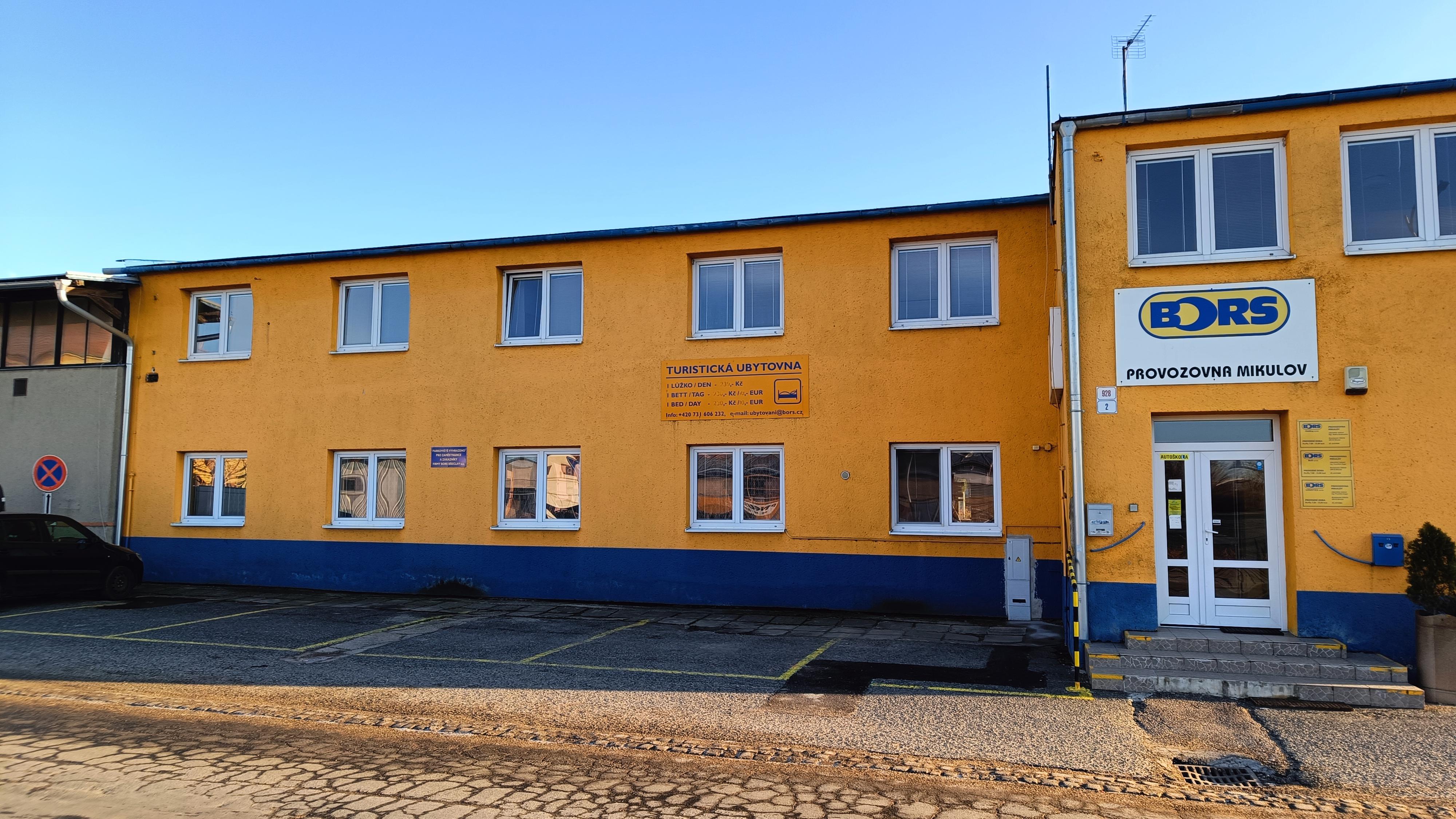 Turistická ubytovna BORS Břeclav a.s.