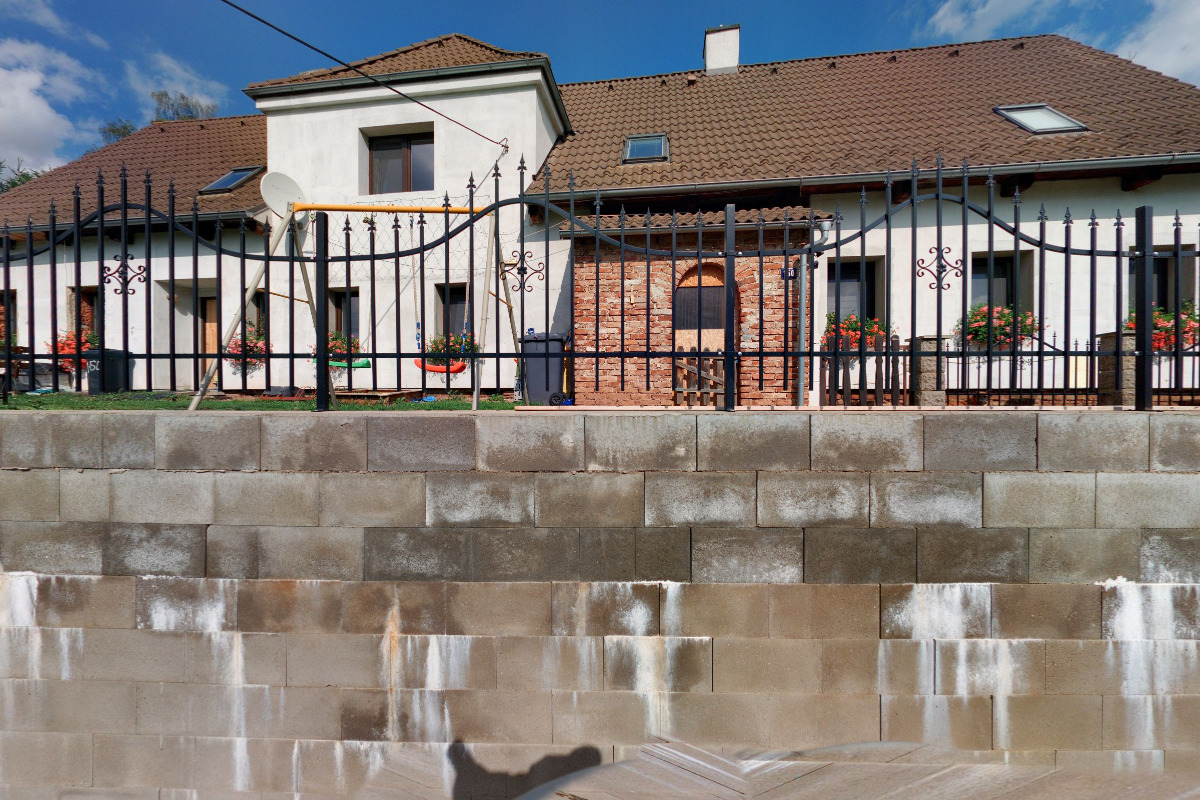 Ubytování nad potokem