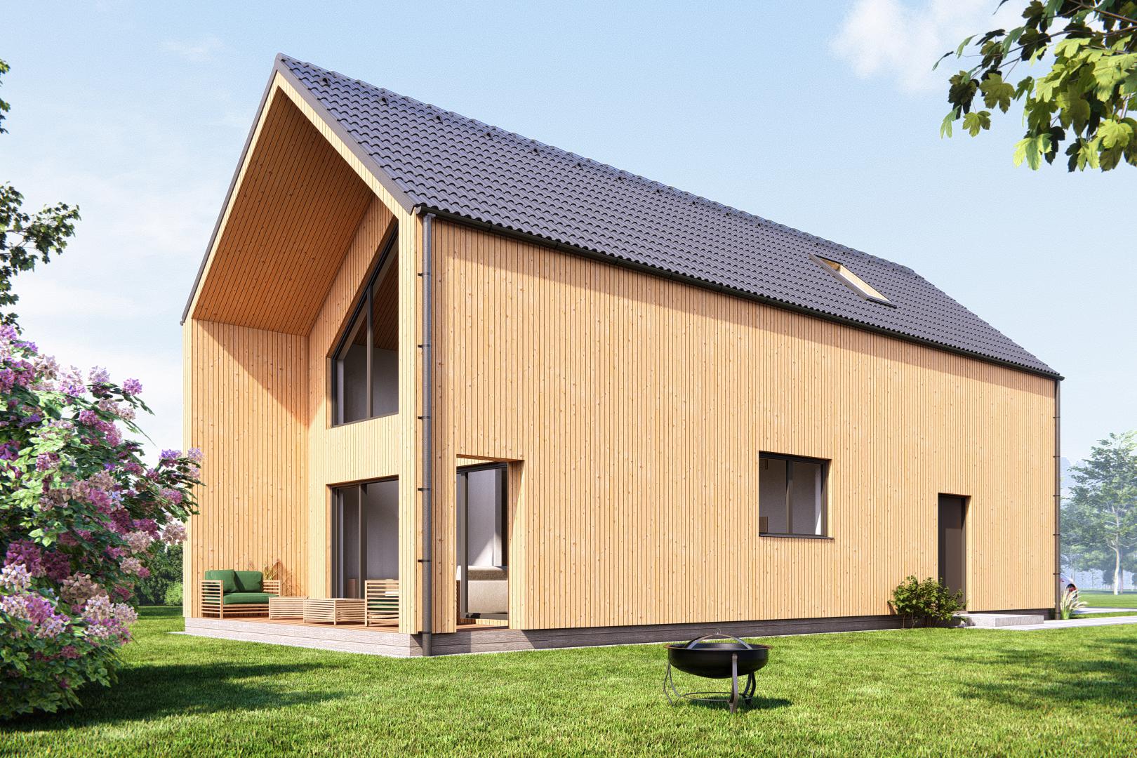 Kabinový podkrovní dům