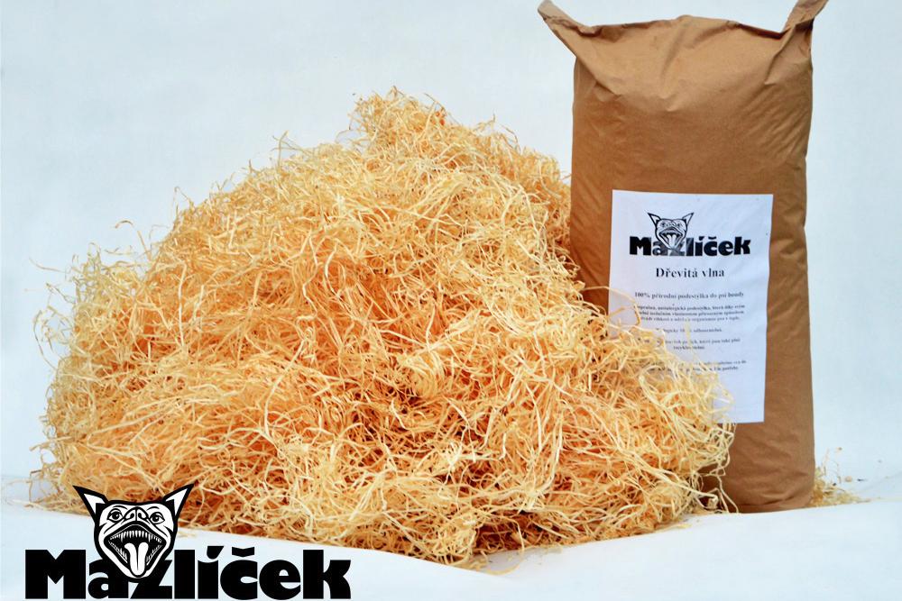 Dřevitá vlna - podestýlka pro psy a kočky