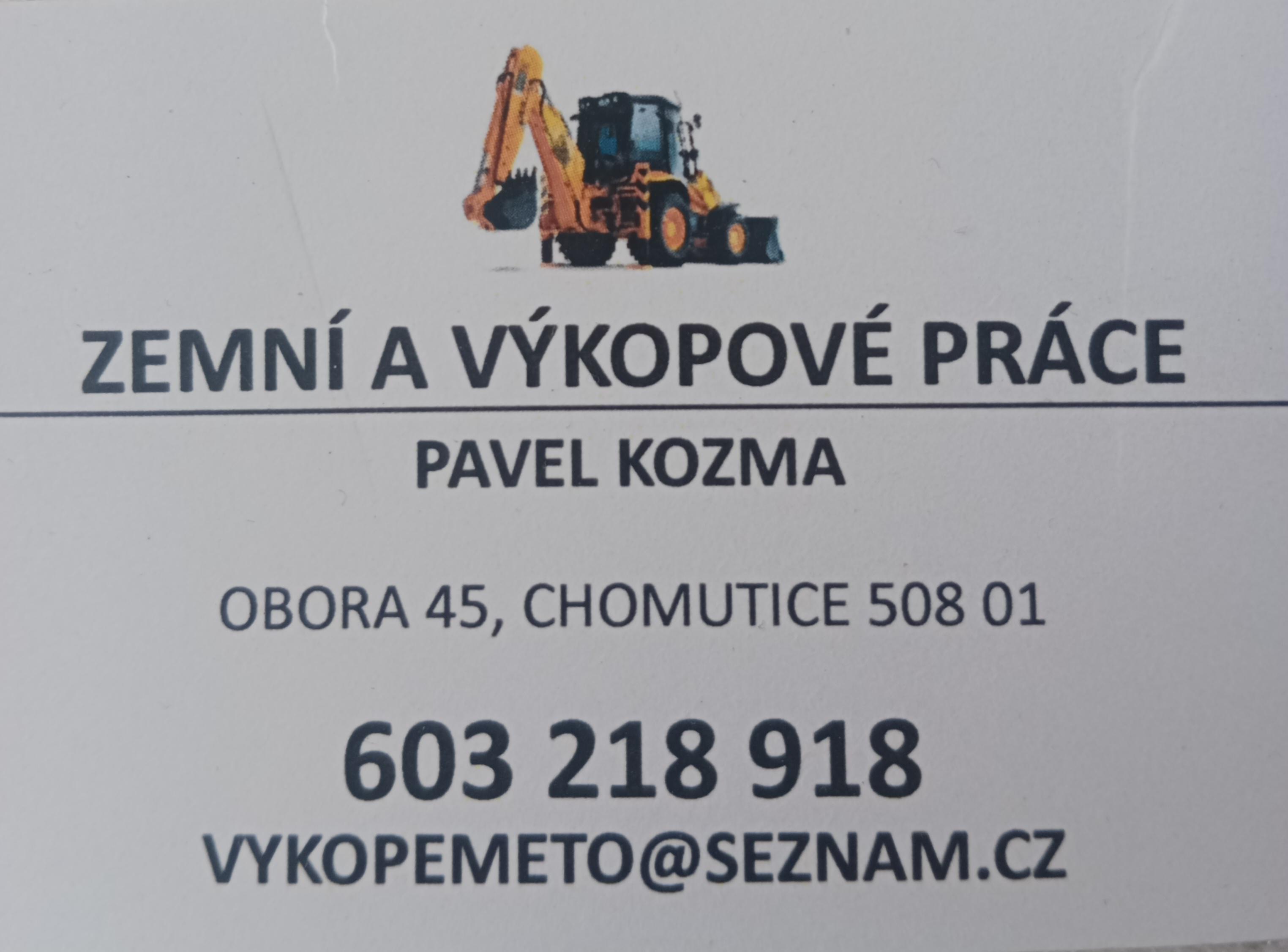Pavel Kozma - Zemní a výkopové práce foto 3