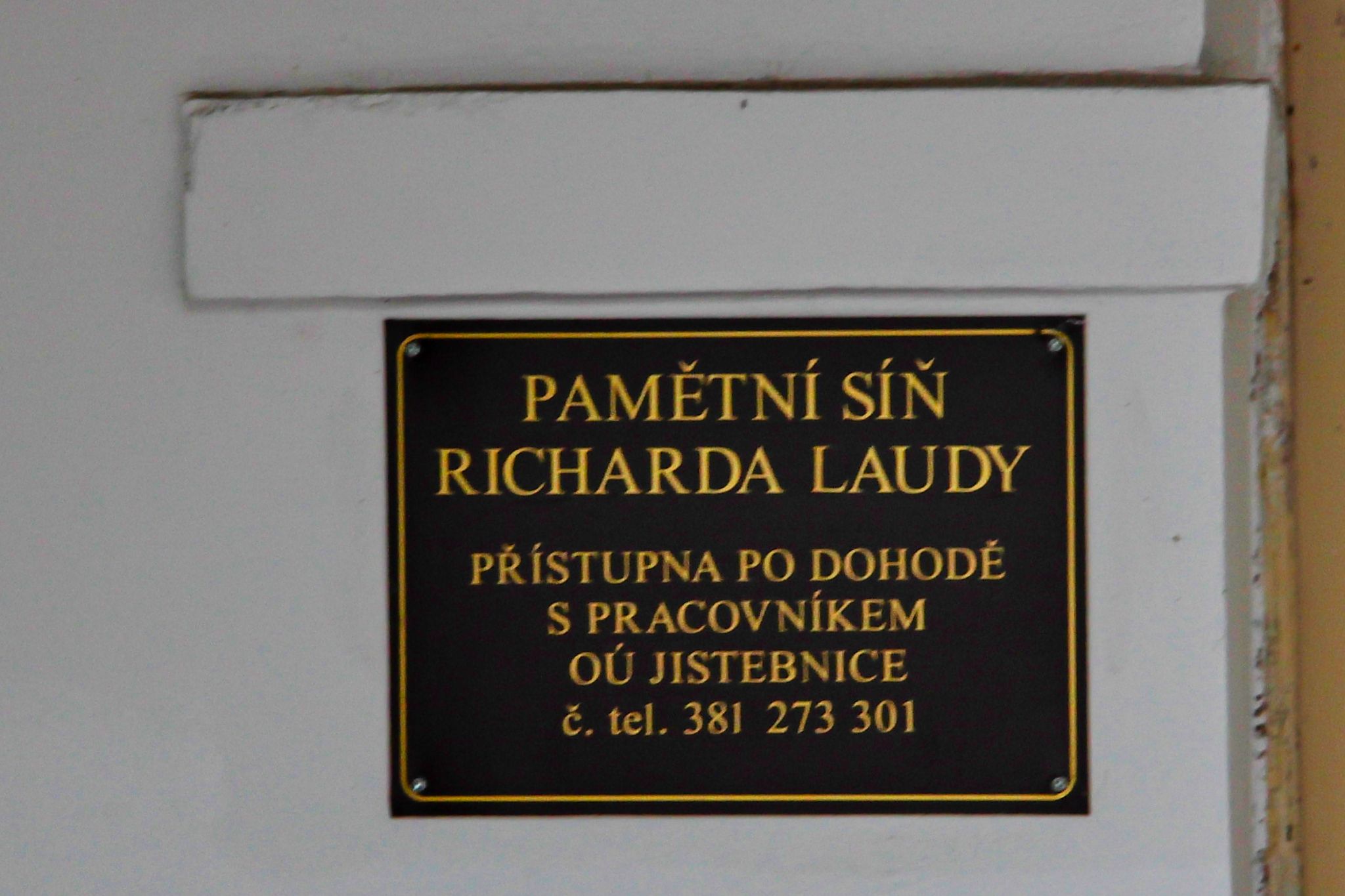Pamětní síň R. Laudy foto 2