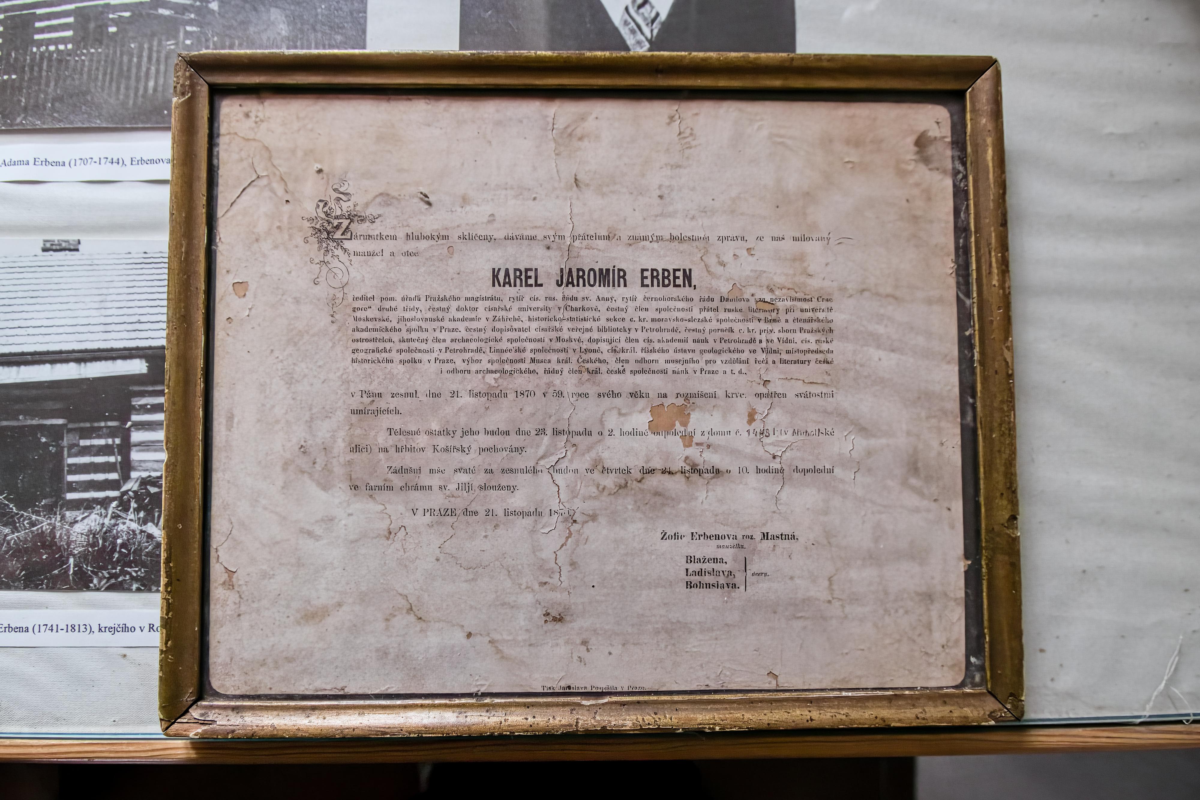Památník Karla Jaromíra Erbena foto 6