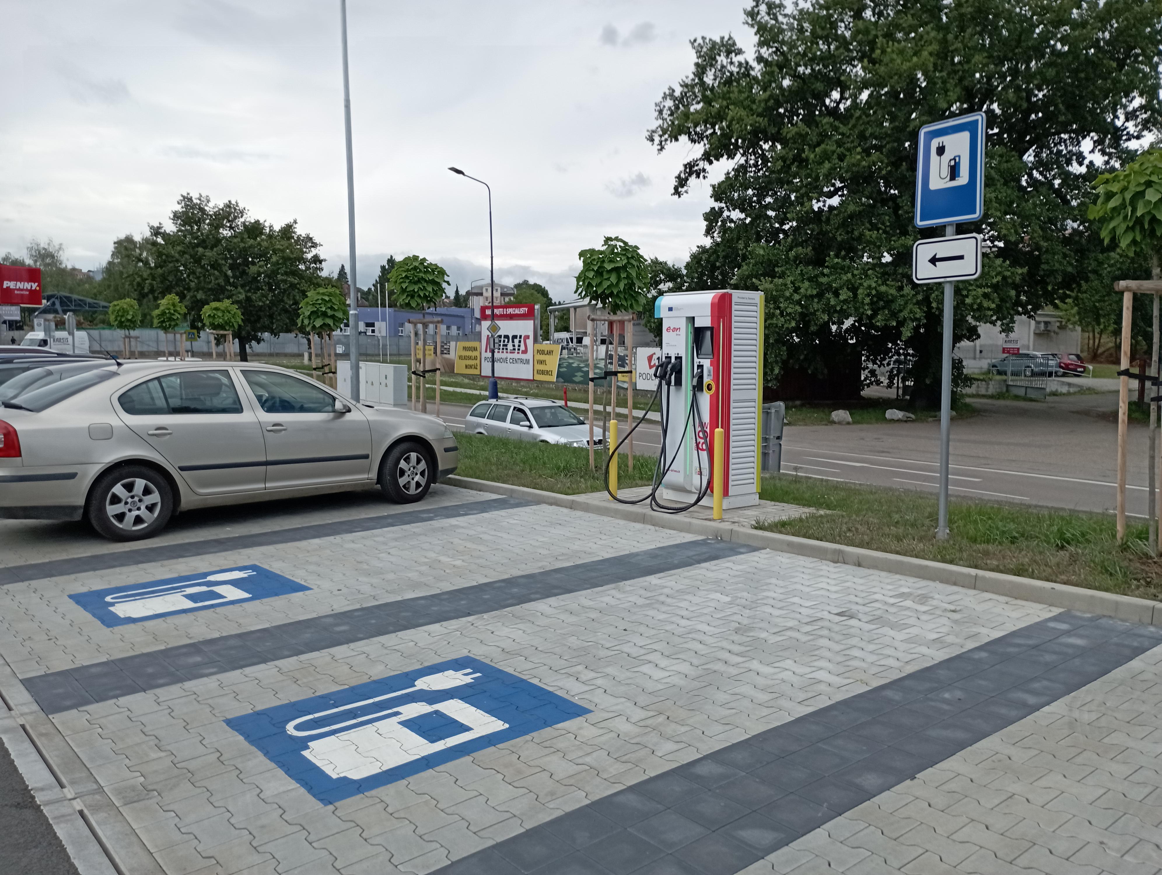 Nabíjecí stanice - Penny Market