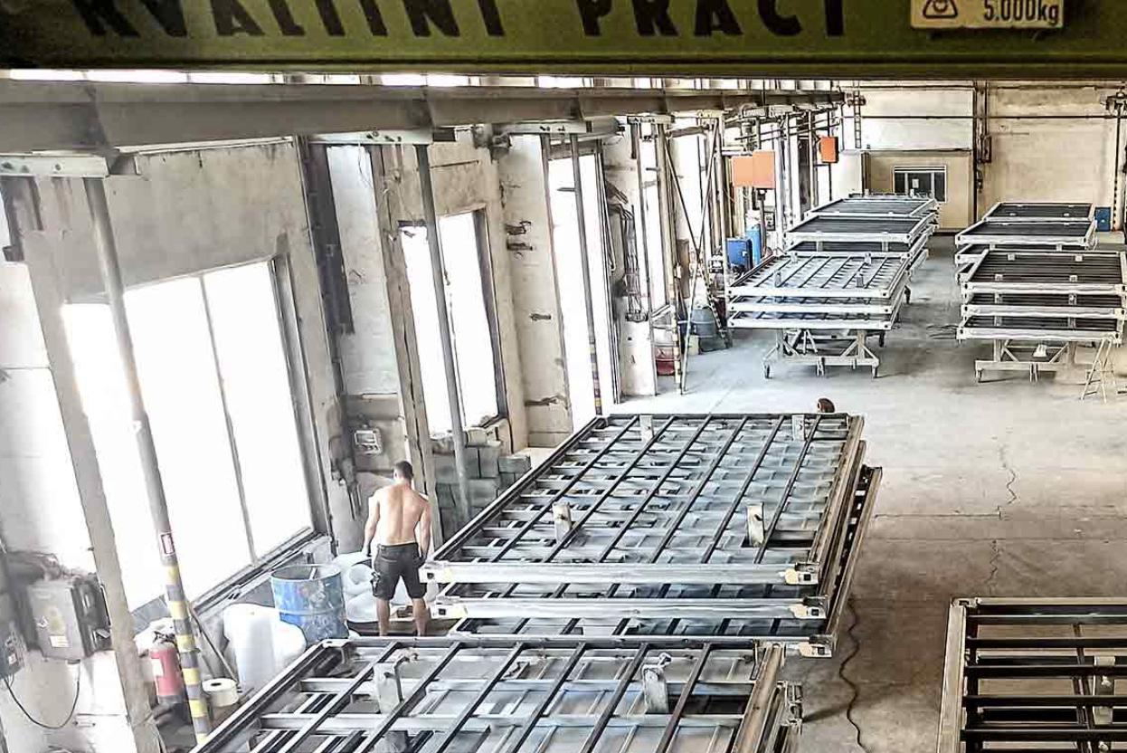 Lakovna železa podle kvality použitého nátěru