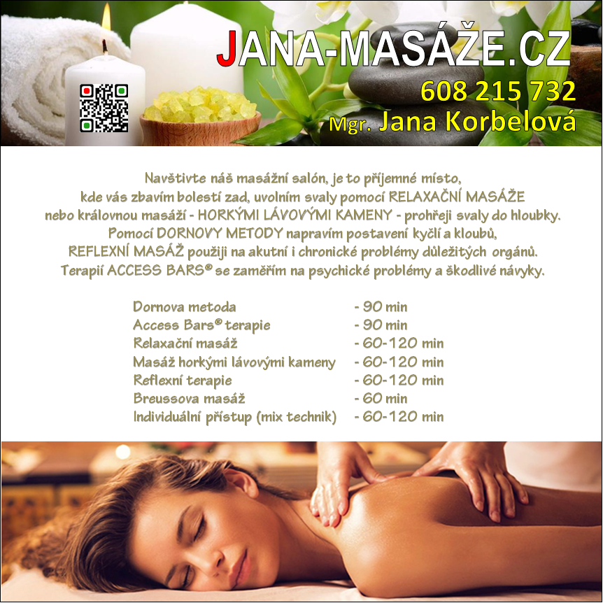 Masáže, Mgr. Jana Korbelová foto 4