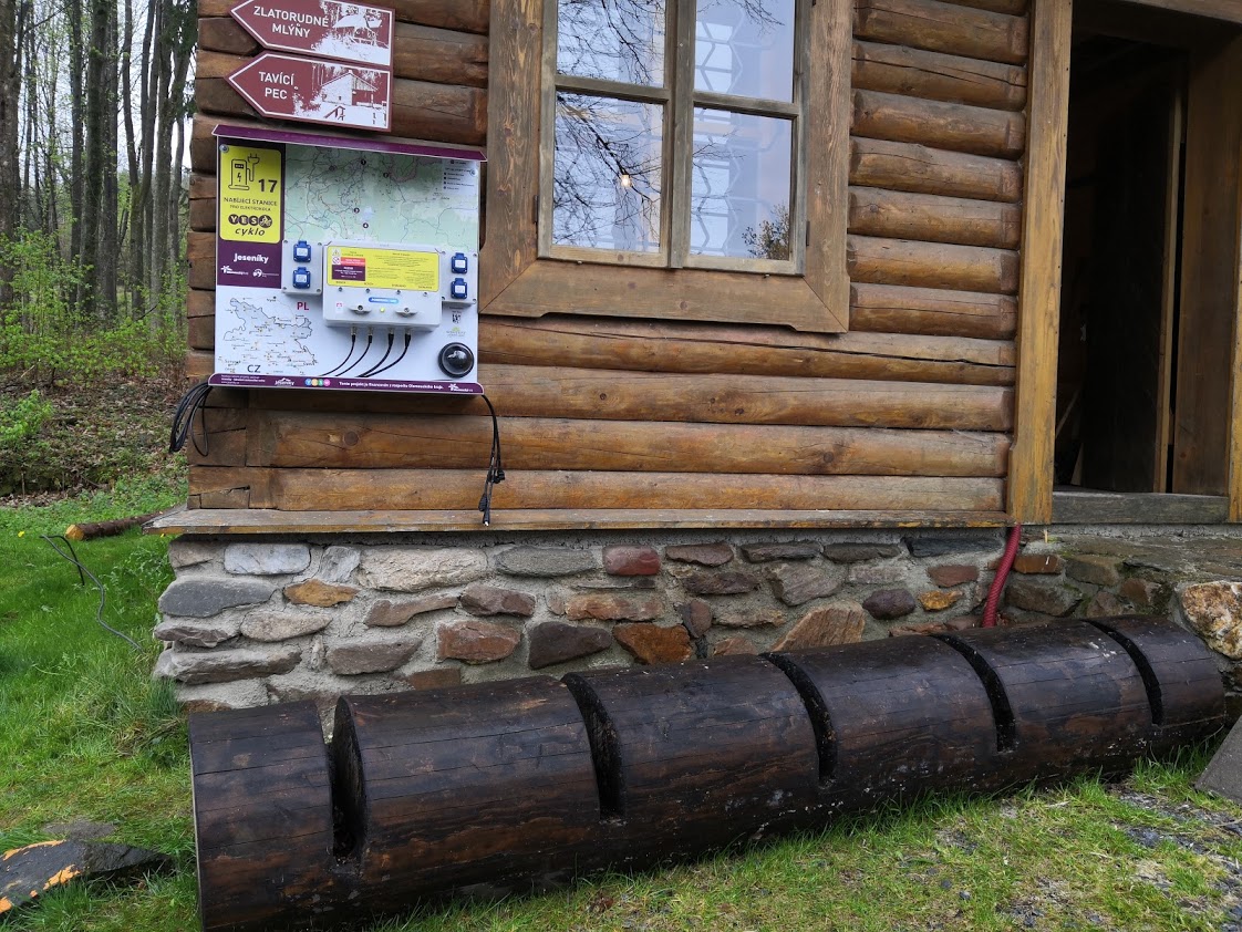 Nabíjecí stanice Zlatokopecký skanzen