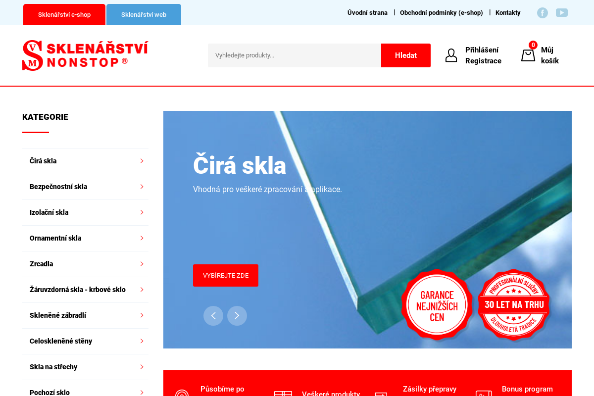 SKLENÁŘSTVÍ NONSTOP