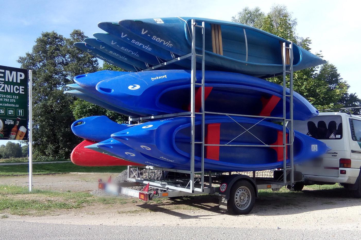 Půjčovna paddleboardů Tábor Lužnice V-servis