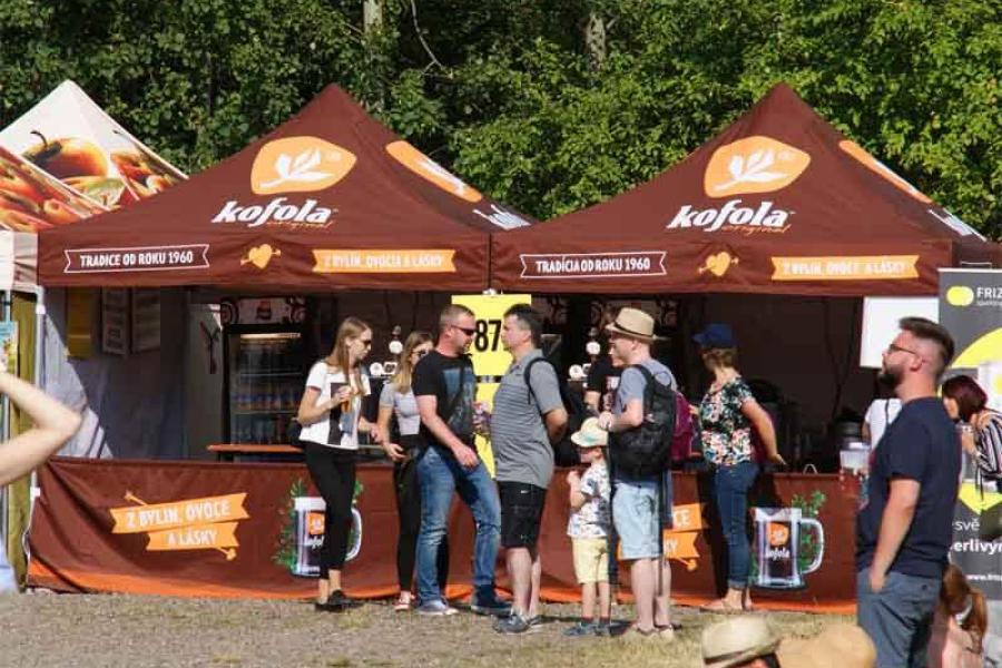 Nůžkové párty stany - veletrhy, výstavy, prodeje