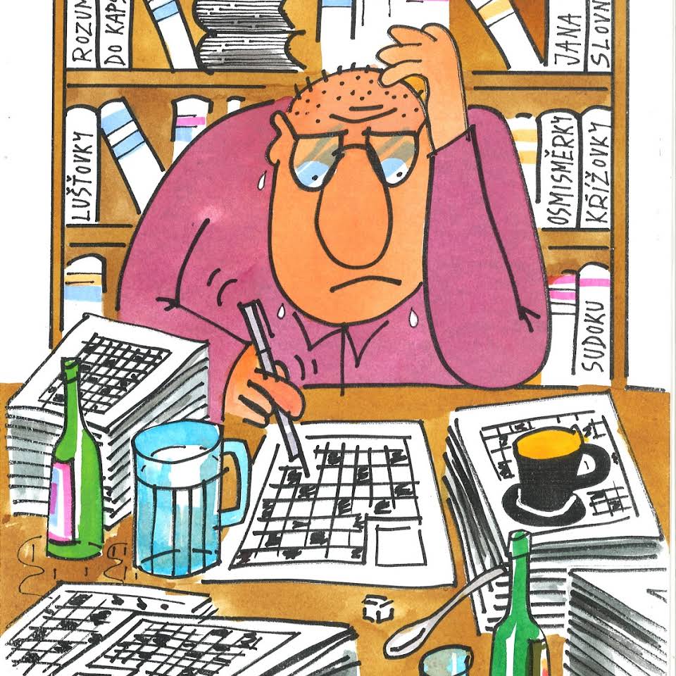 Jaroslav Vaněček - tvorba křížovek a dalšího luštění foto 2