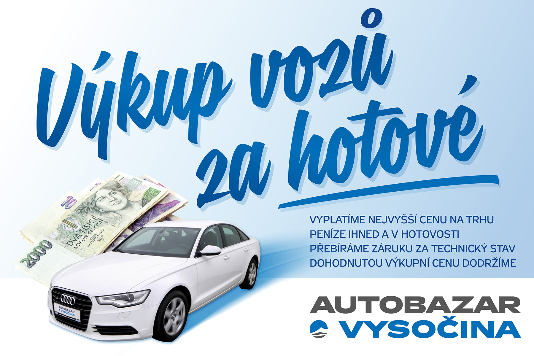 Výkup vozů za hotové