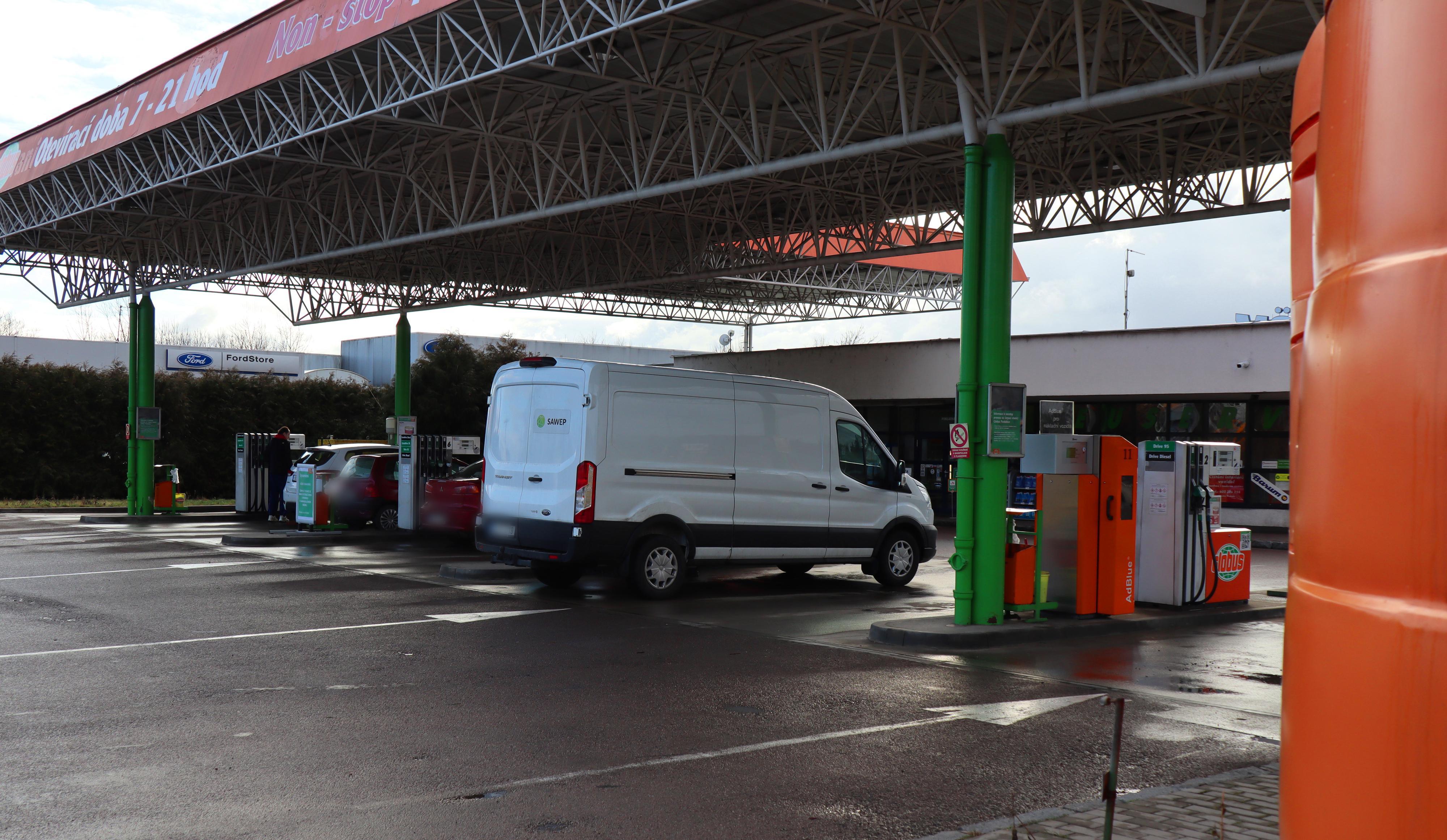 Čerpací stanice Globus