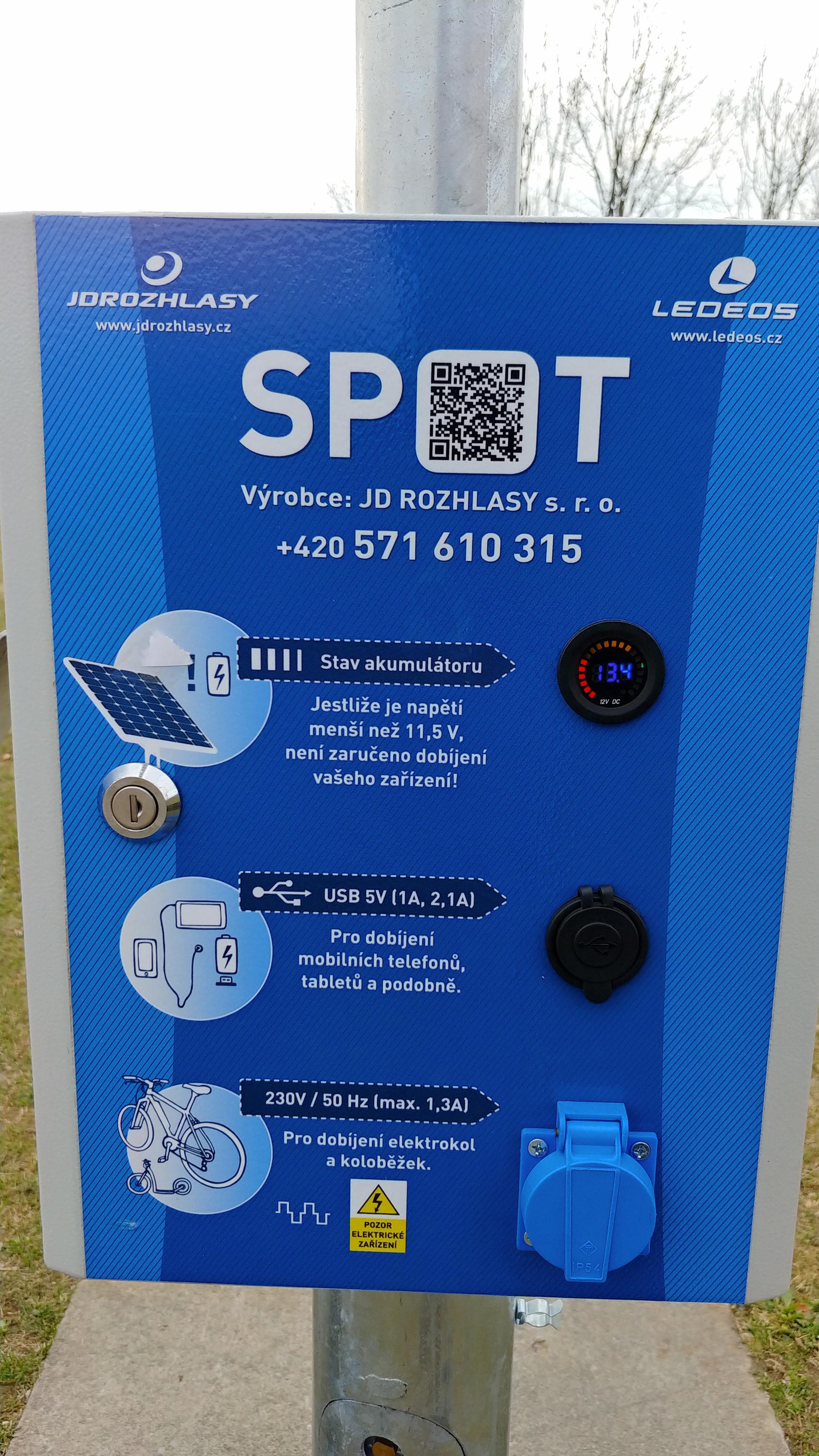 Nabíjecí stanice pro elektrokola Hošťálkovice foto 4