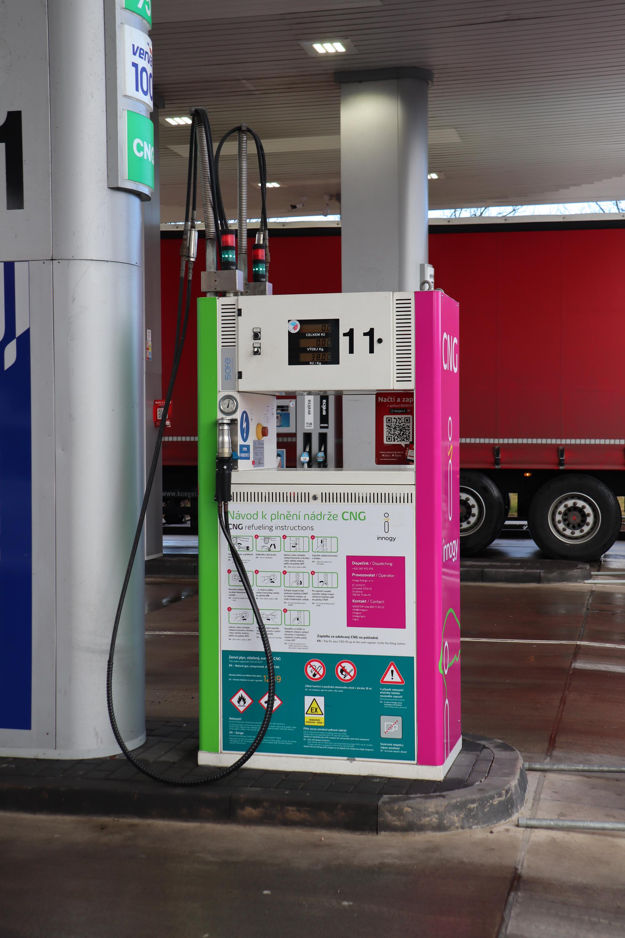 innogy plnicí stanice CNG foto 2