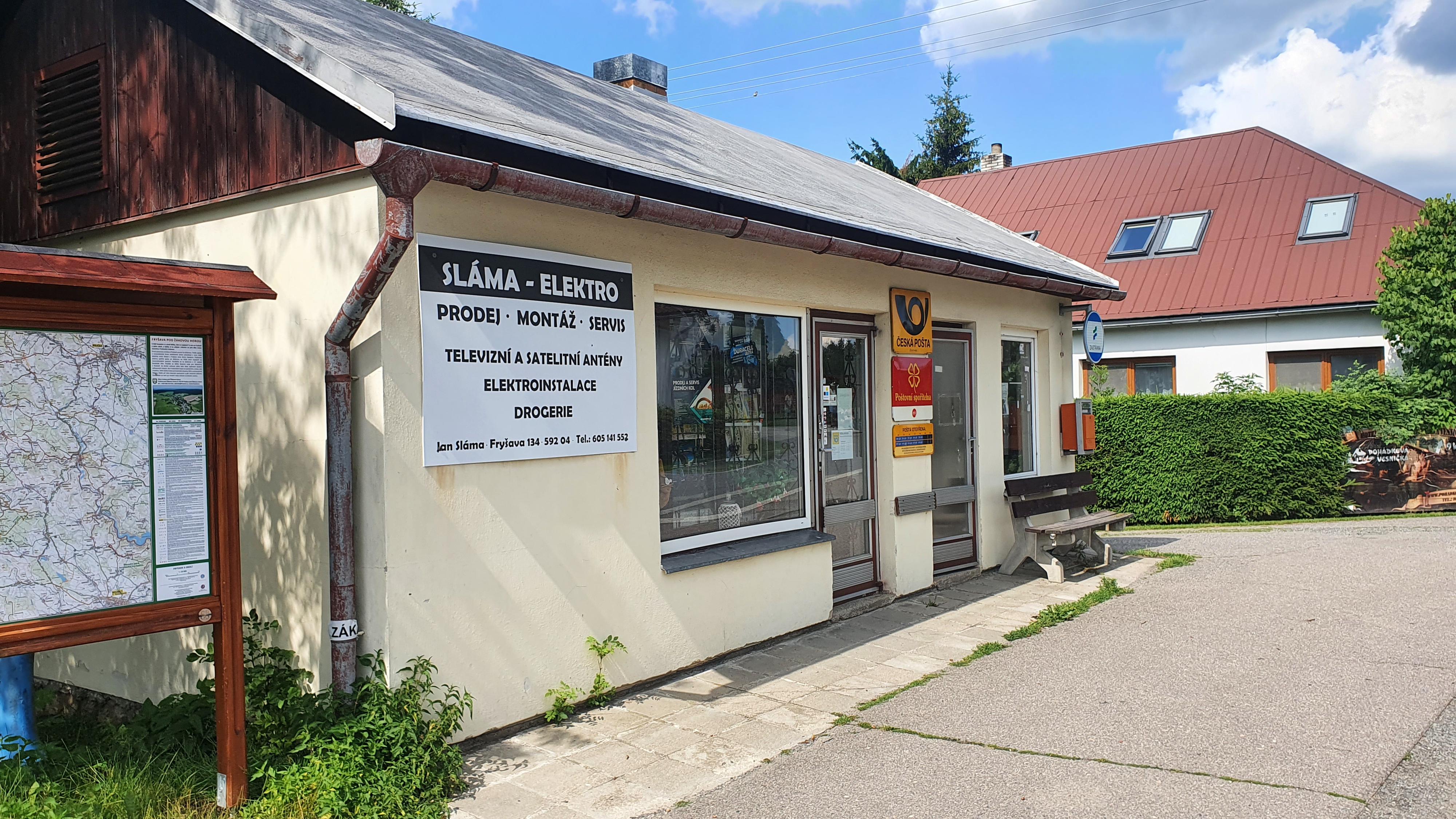 Pošta Fryšava pod Žákovou horou