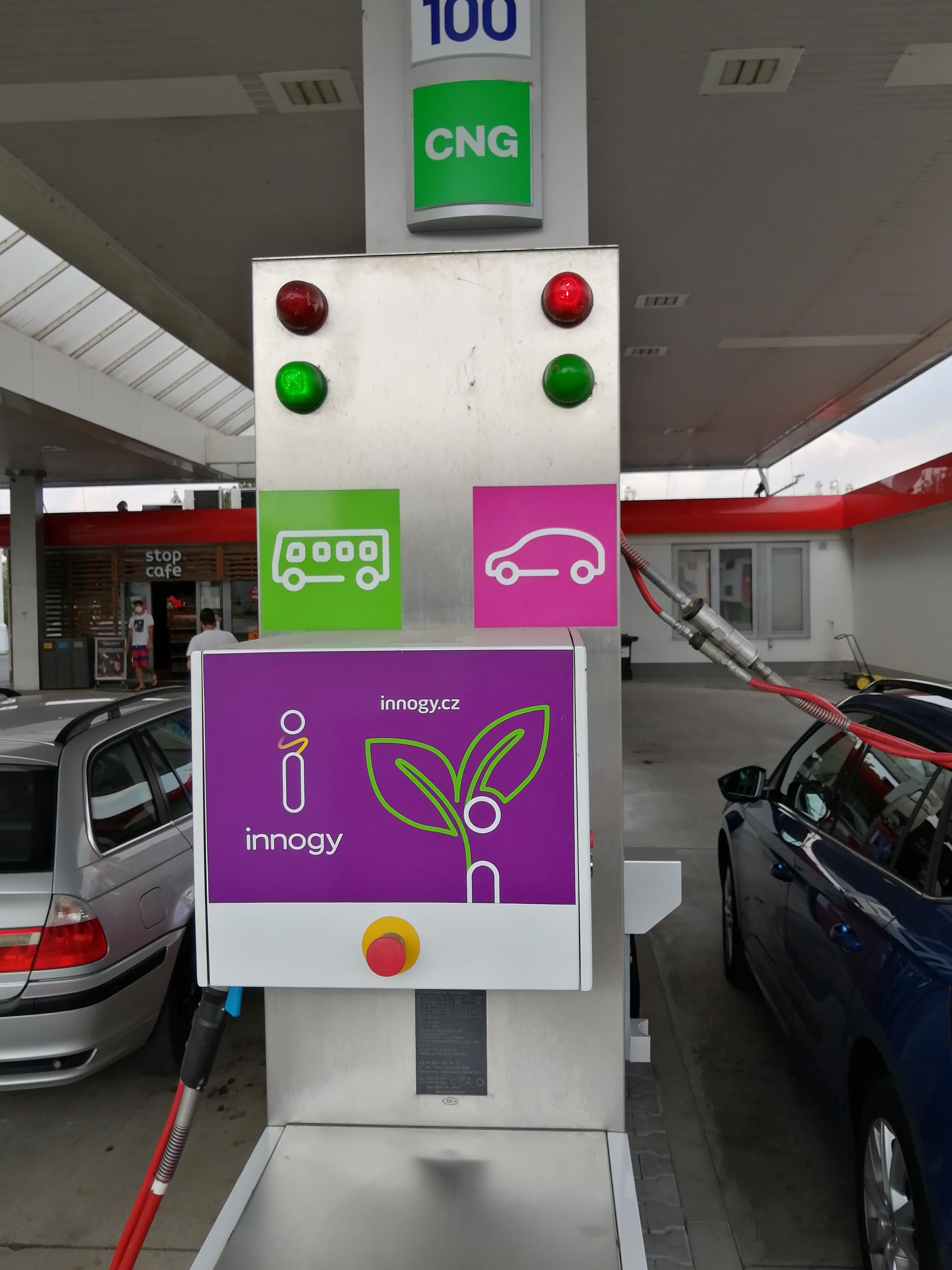 innogy plnicí stanice CNG foto 2