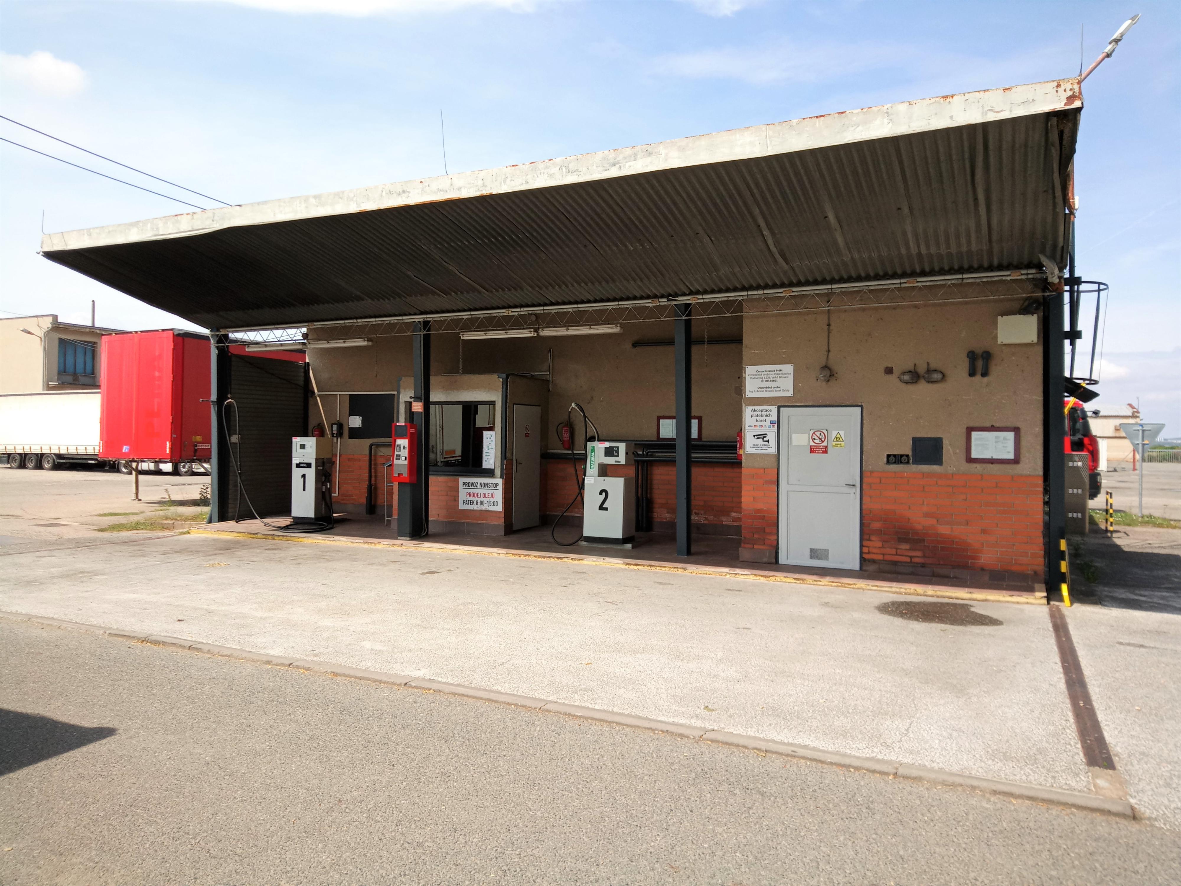 Čerpací stanice - Zemědělské družstvo Velké Bílovice