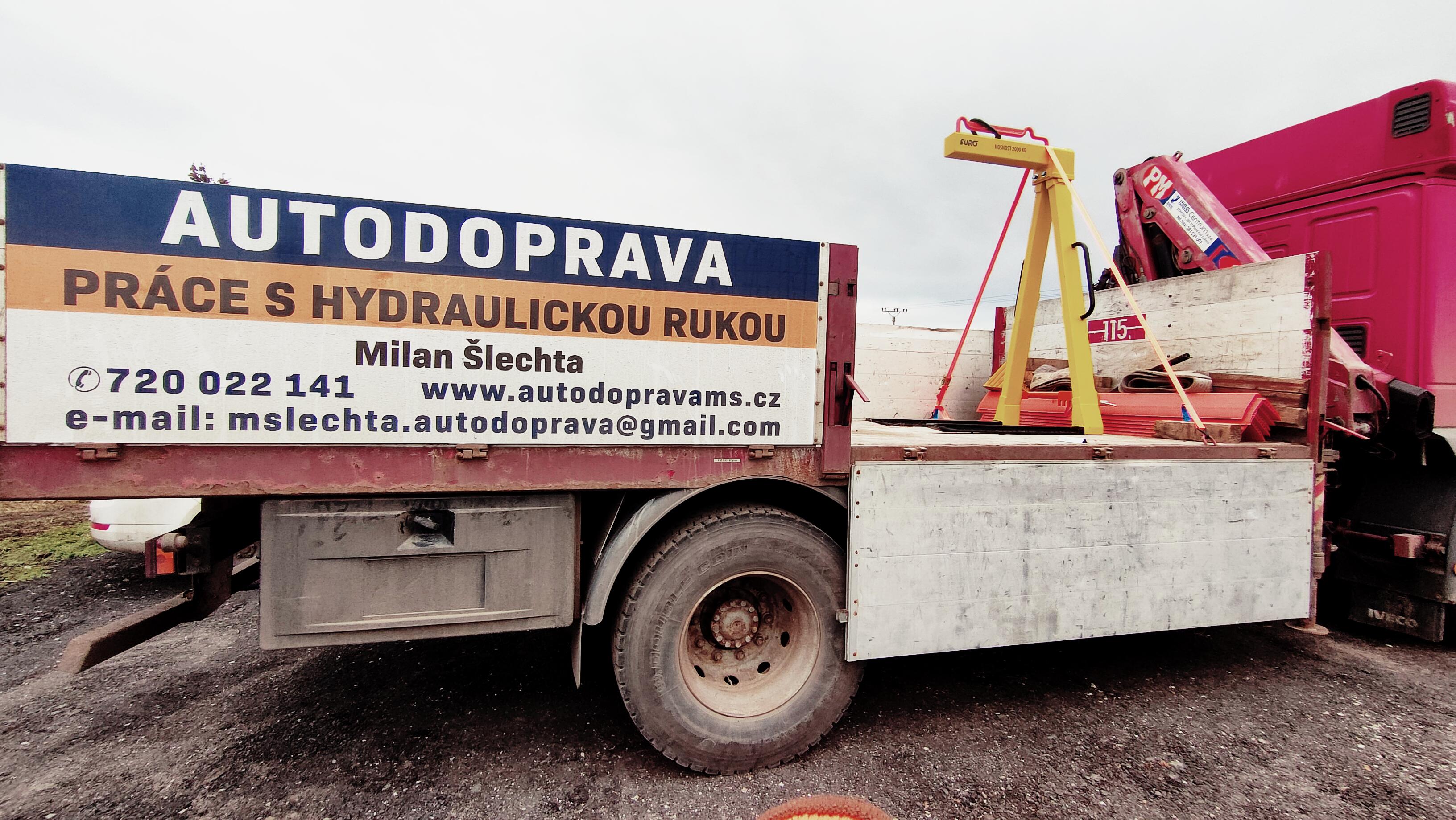 Přeprava s hydraulickou rukou Milan Šlechta foto 5