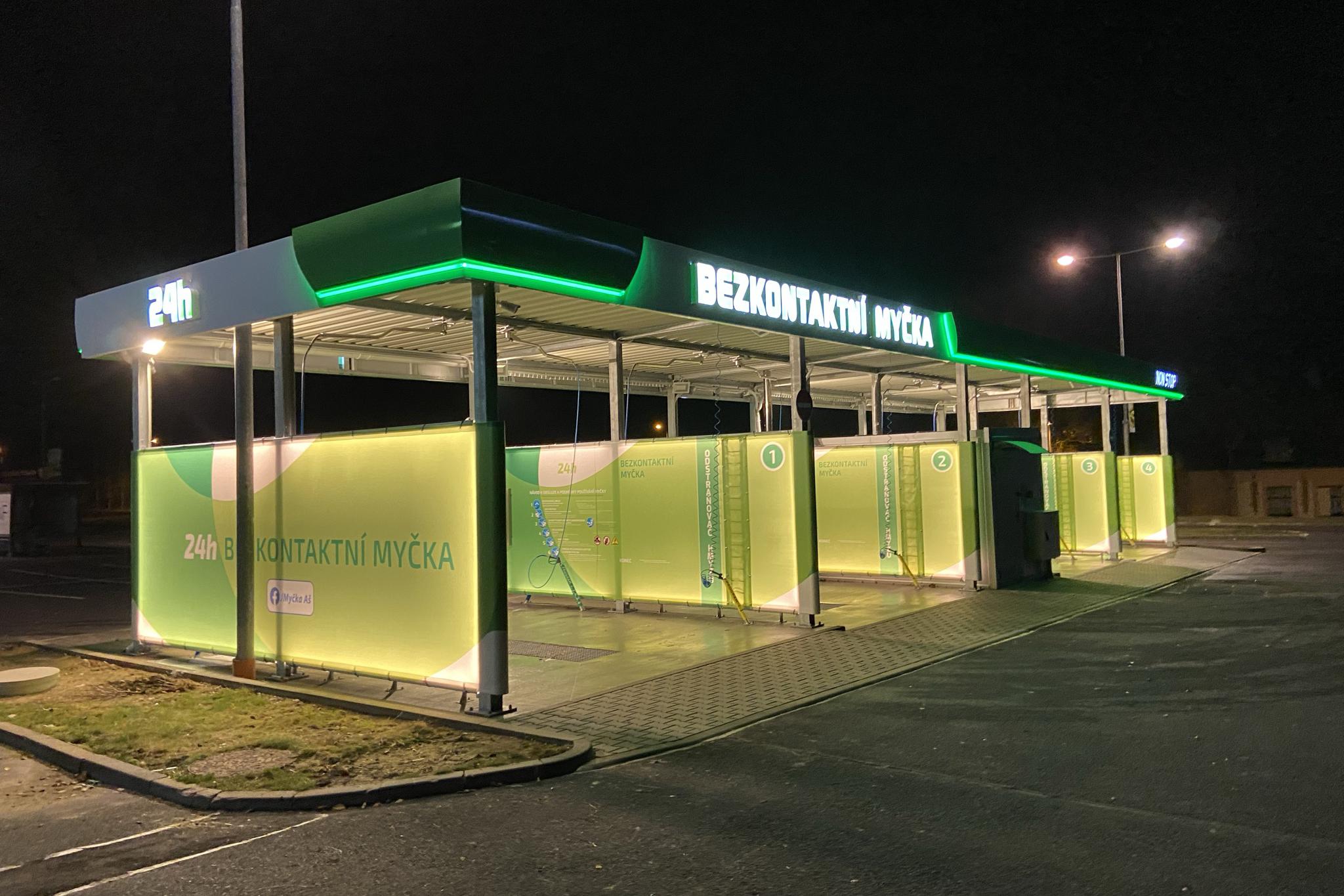 Bezkontaktní myčka Aš