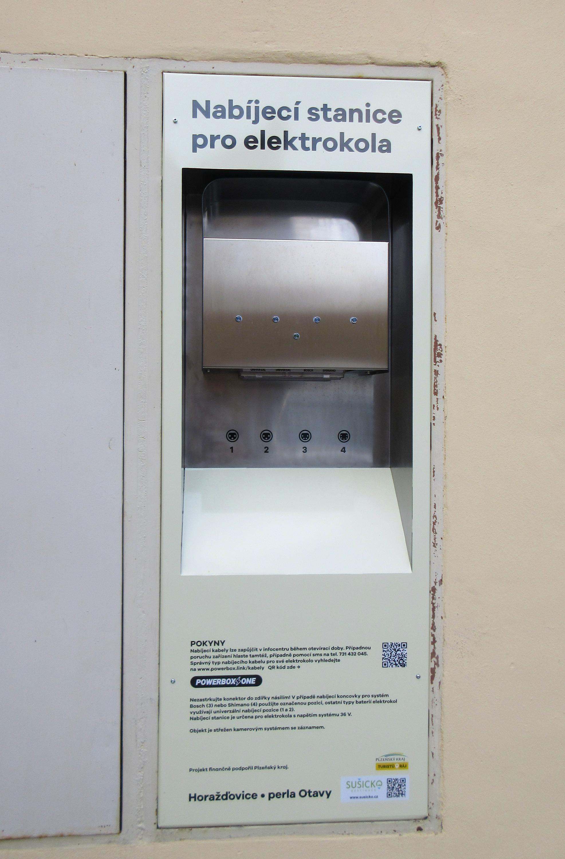 Nabíjecí stanice Turistické informační centrum Horažďovice foto 3