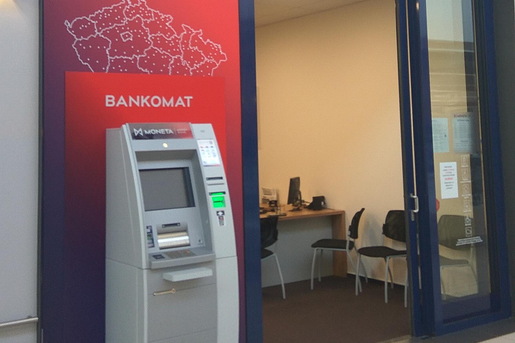 Bankomat MONETA Money Bank vkladový