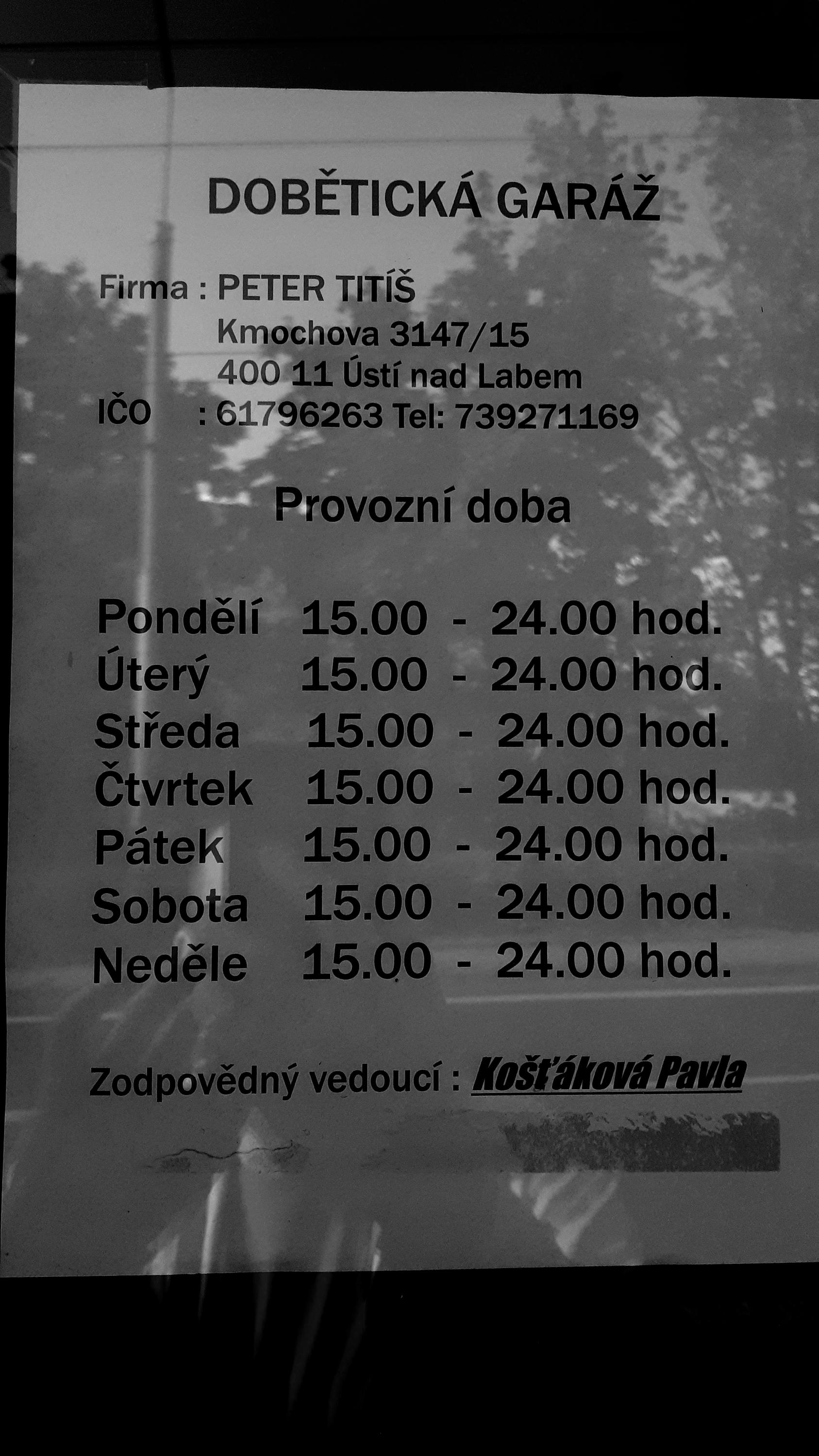 Dobětická garáž foto 4