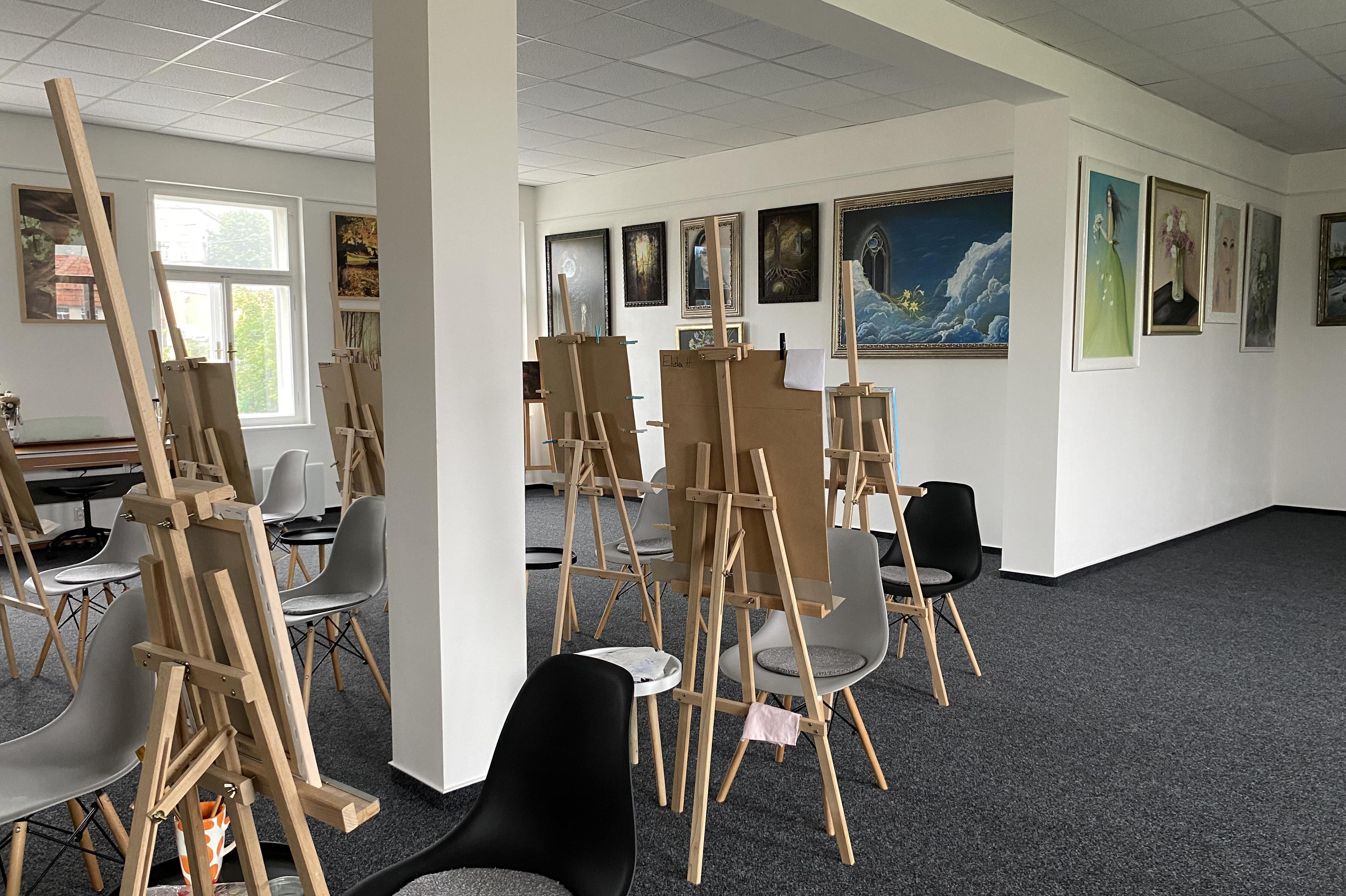 Milena Záležáková, výtvarný ateliér s galerií