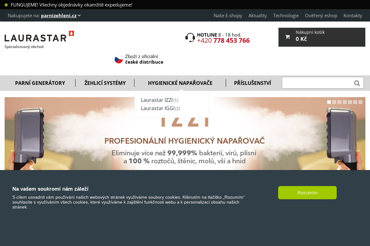 LAURASTAR parní žehlení