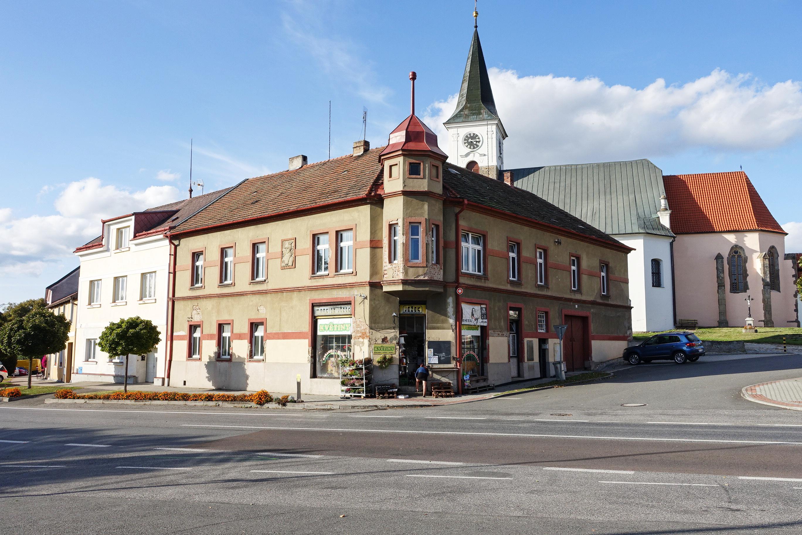 Květinářství pod kostelem