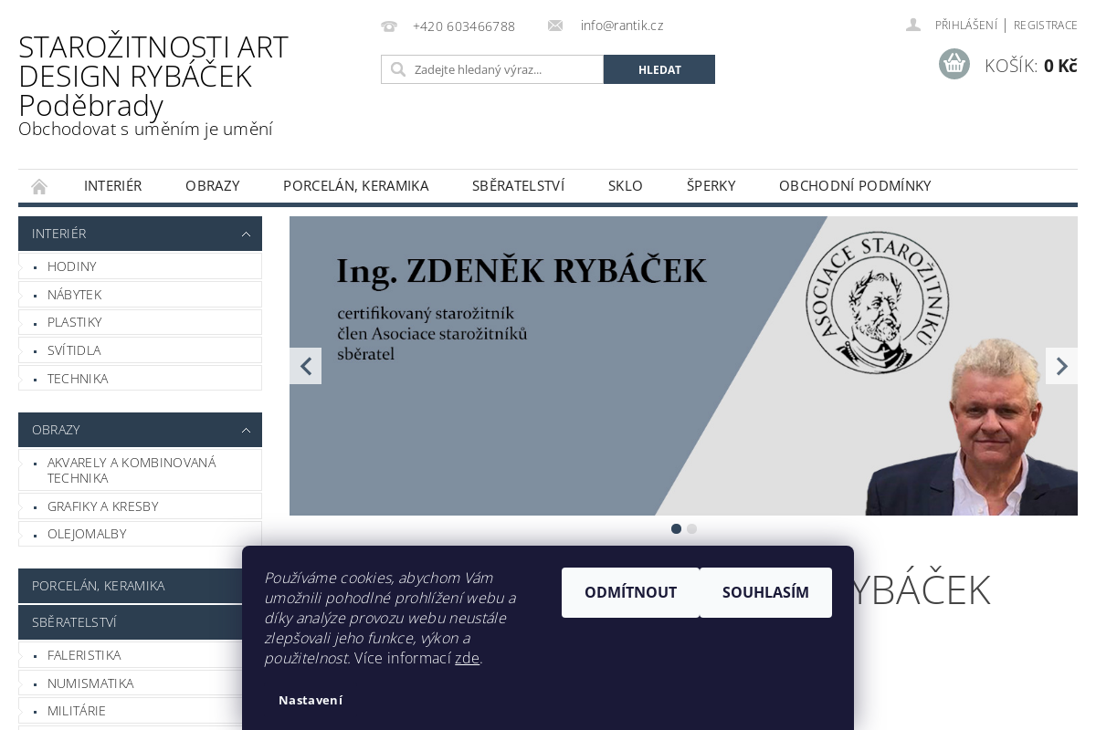 Starožitnosti Rybáček Poděbrady