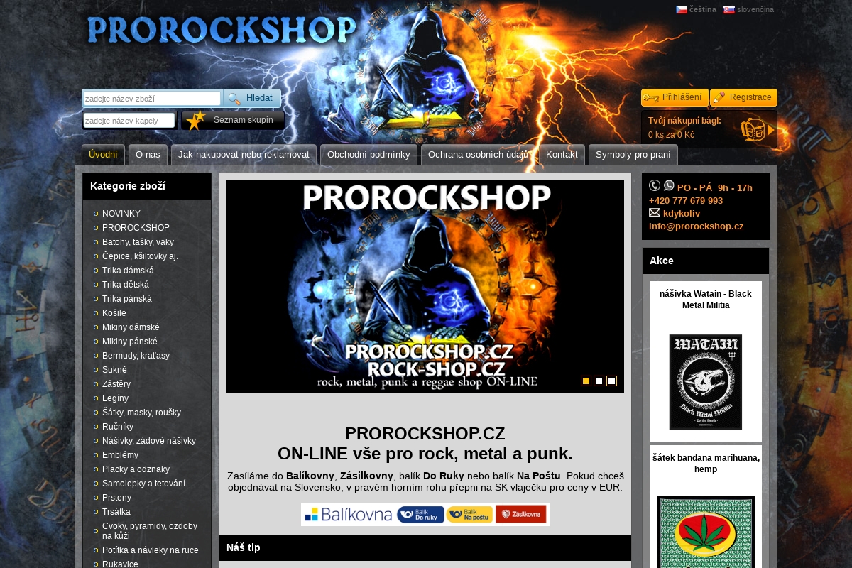 PROROCKSHOP.cz