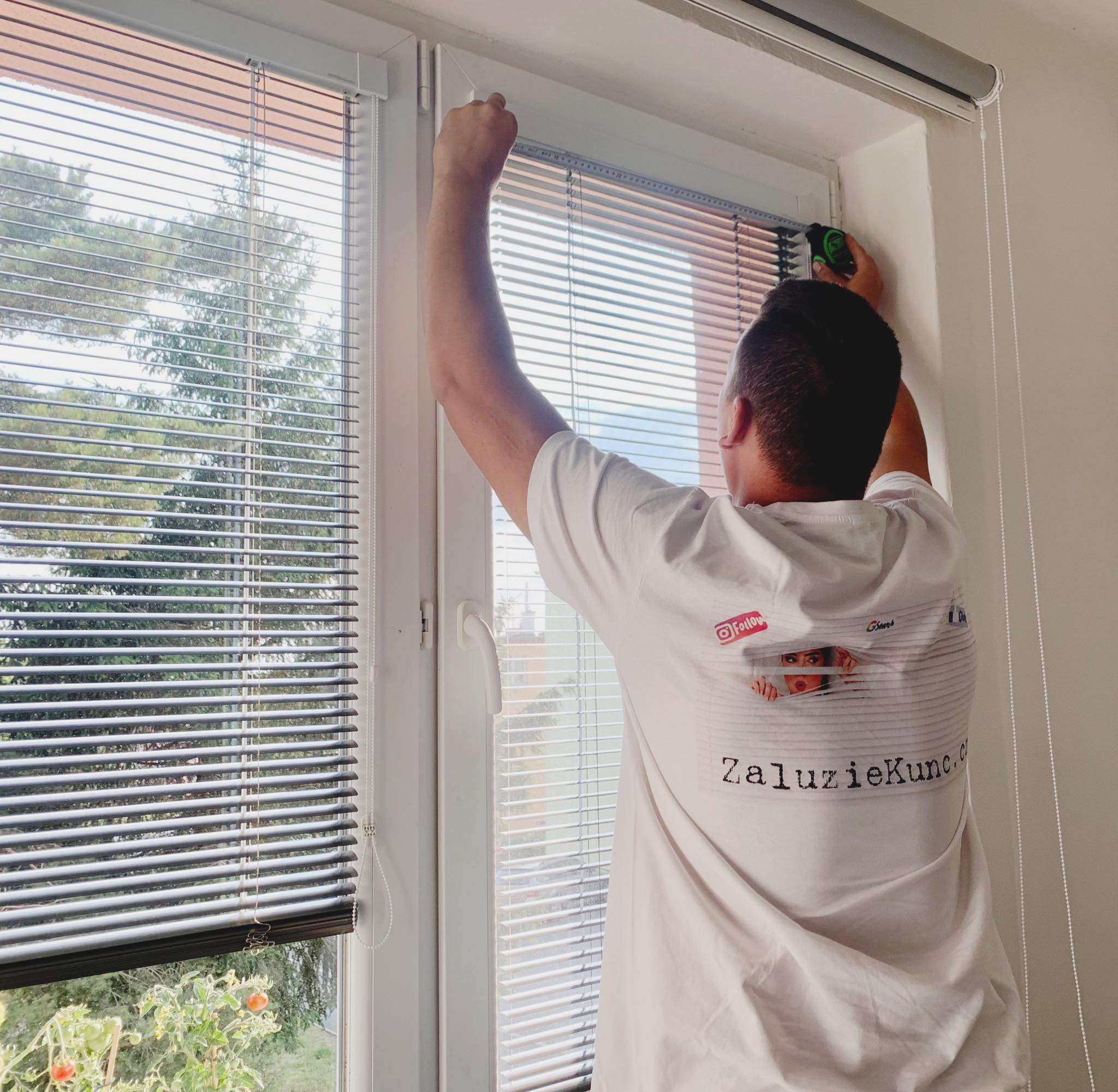Zaměření a montáž horizontálních žaluzií