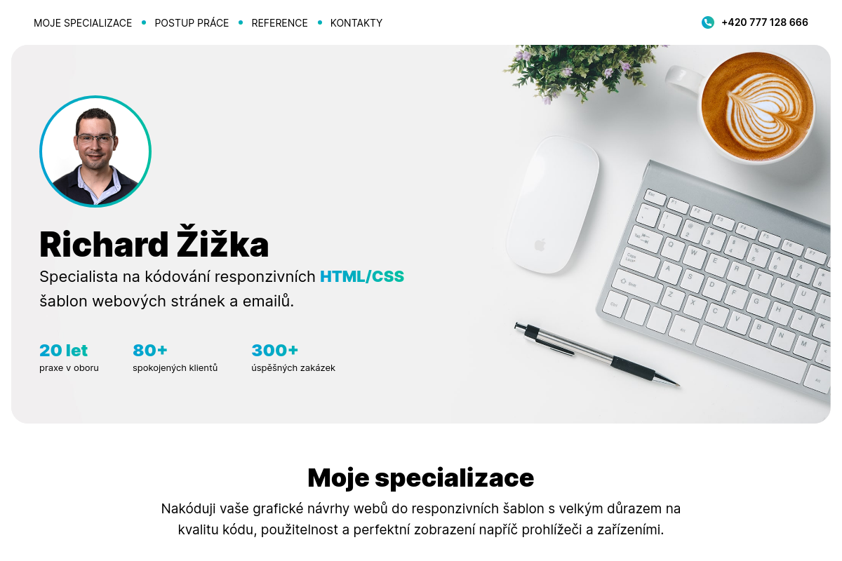 Richard Žižka - HTML/CSS kodér