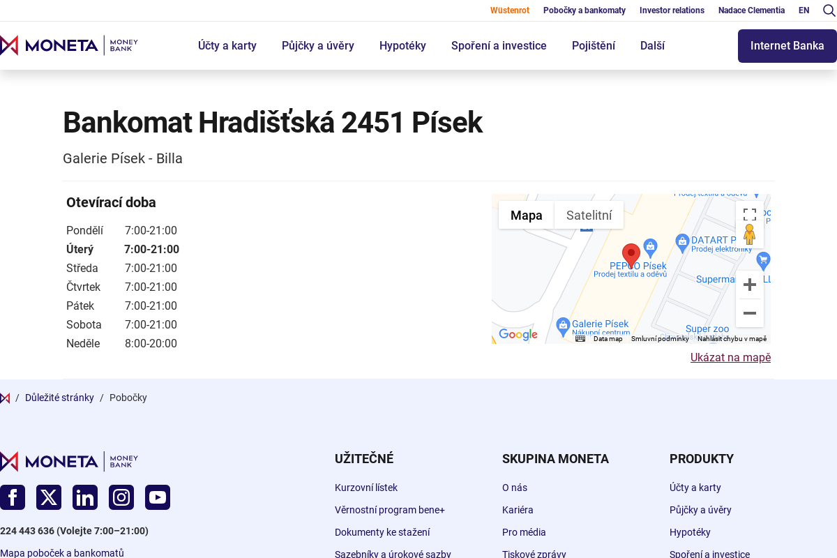 Bankomat MONETA Money Bank