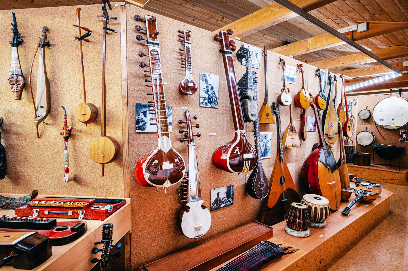 Vstup do expozice hudebních nástrojů