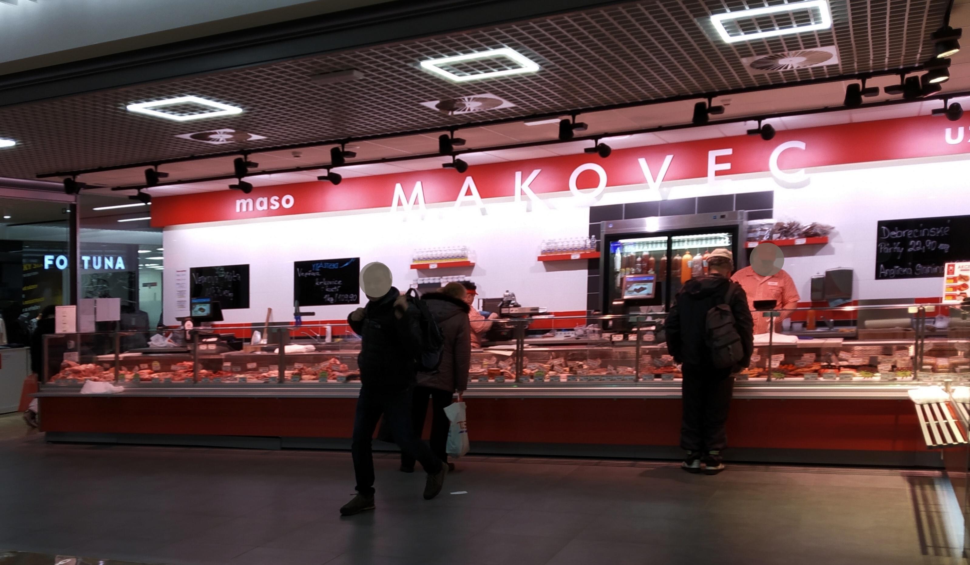 Makovec - maso uzeniny