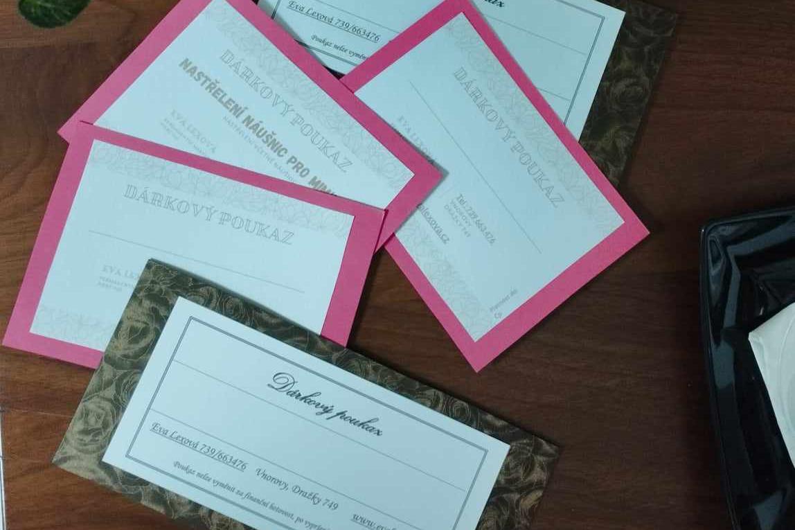 Dárkové poukazy
